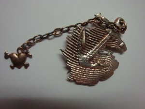 anchor brooch (many befor me have been called by the sea)