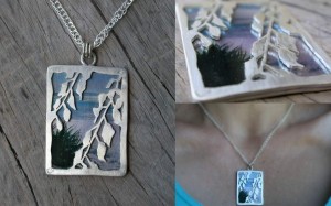 One of a collection of five pendants - each containing a photo I took on the Northern NSW coast