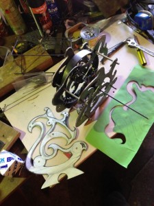 ‘Kinetic thing’ frame templates and inner workings