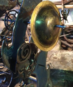 'bee here now' Kinetic sculpture detail 