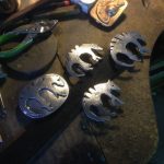 Fabricated Steel Thylacine Belt Buckles