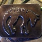 Sand Cast Bronze Thyalcine Belt Buckle