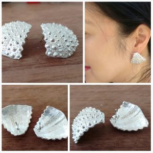 For a friend who loved these as a pendant, but wanted them as earrings!