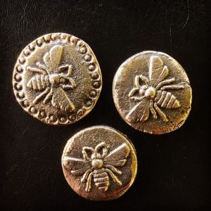 Sand-cast bronze bees