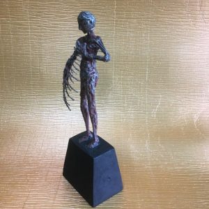 "Toward Completion 1 " Ferocement sculpture