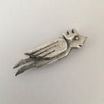 LITTLE KING (on the up!) brooch sand-cast silver or bronze
